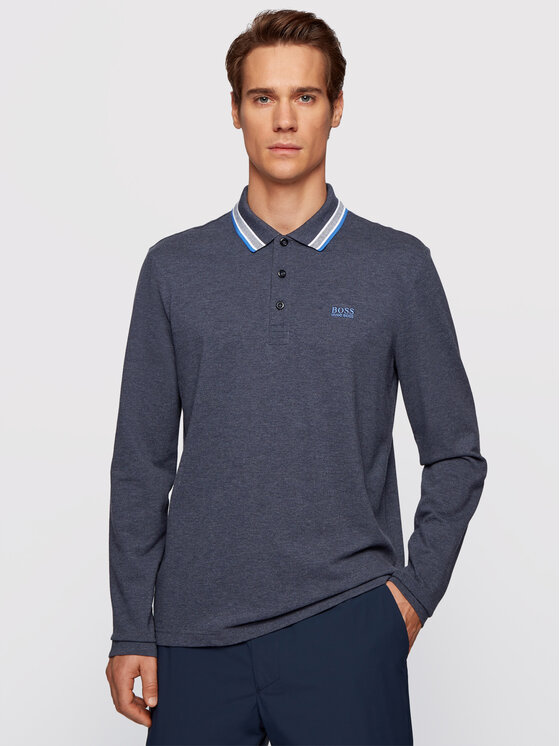 Polo Plisy 50272945 Blu scuro Regular Fit