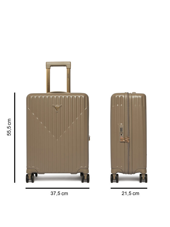 Guess Guess Valiză de cabină Centennial Travel TWHN96 75983 Bej deschis