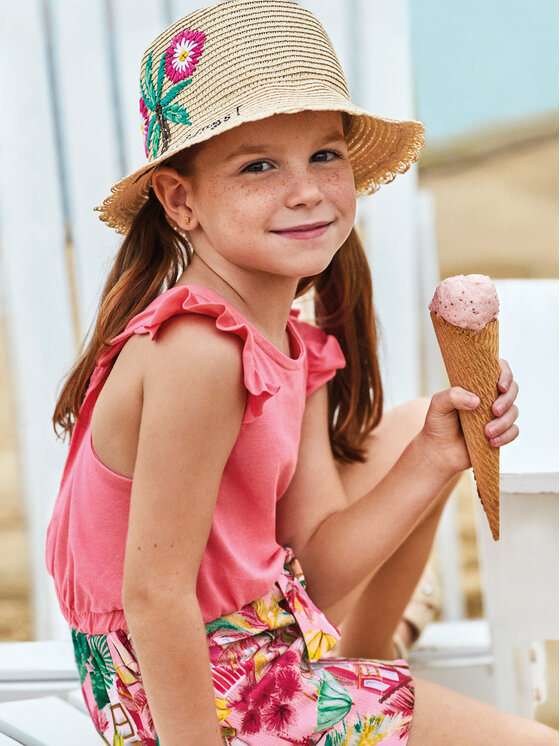 Mayoral Ensemble top et short en tissu 3214 Multicolore Modivo