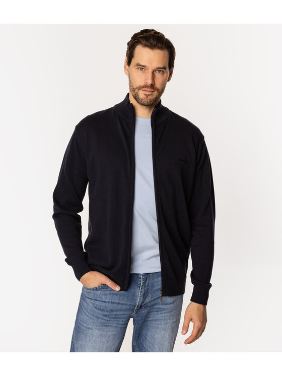 Lee Cooper Lee Cooper Kardigan CHAVES 5405 Granatowy Regular Fit