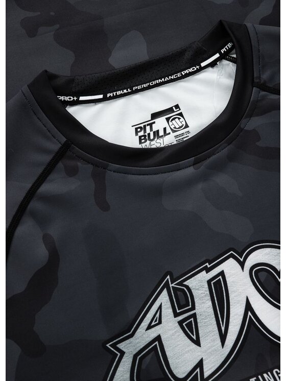 PITBULL PITBULL Longsleeve Longsleeve Rashguard ADCC Camo XXL Czarny Slim Fit
