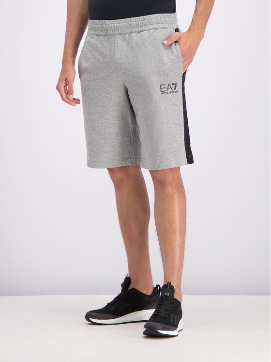 Ea7 grey shorts hotsell