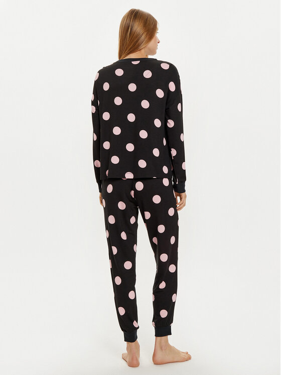 Kate Spade Kate Spade Πιτζάμα KSI92714 Μαύρο Regular Fit