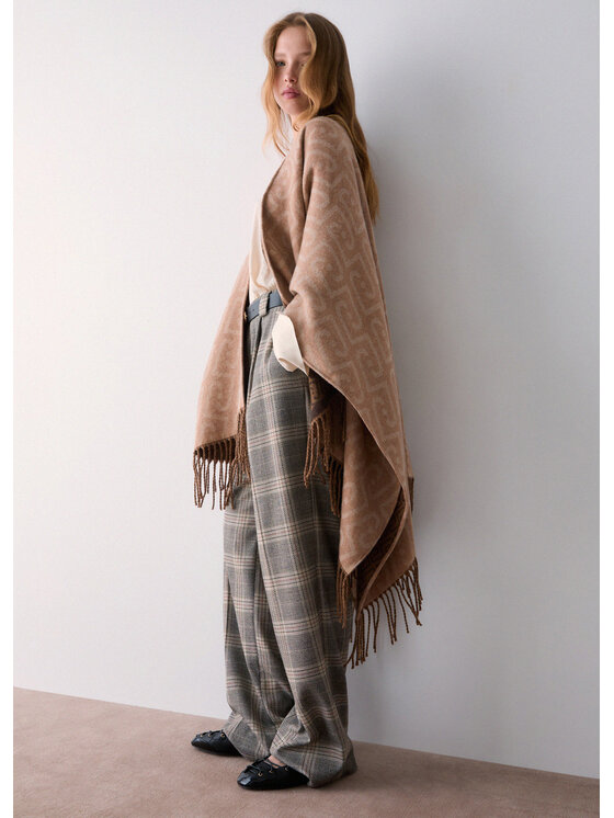 Liu Jo Liu Jo Poncho 2F6039T274200070 Beige Regular Fit