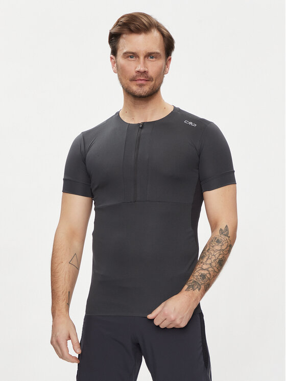 CMP Funkčné tričko 34N7727 Sivá Regular Fit