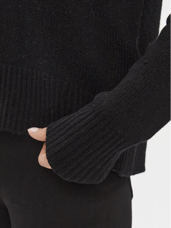 MAX&Co. MAX&Co. Rollkragenpullover Caprera 73641723 Schwarz Regular Fit