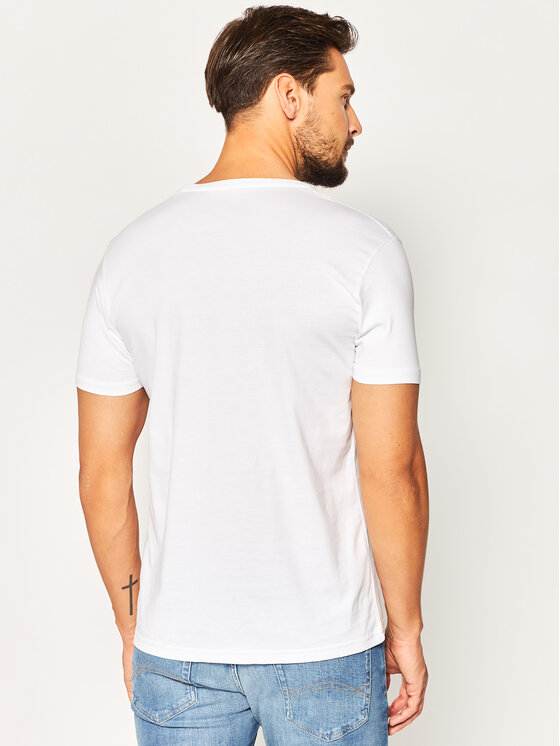Alpha Industries Alpha Industries T-Shirt Basic 188505 Λευκό Regular Fit