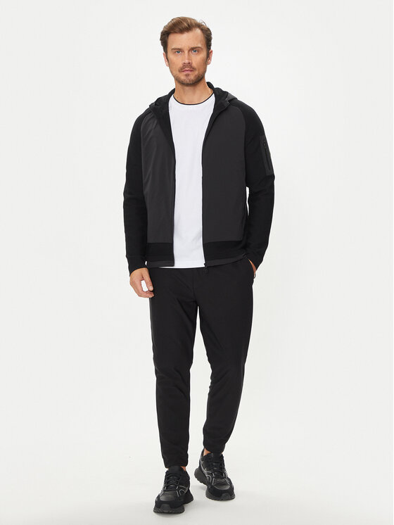 BOSS Boss Prijelazna jakna Modak 50517091 Crna Relaxed Fit