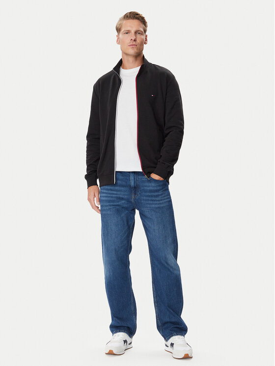 Tommy Hilfiger Tommy Hilfiger Суитшърт MW0MW45650 Черен Regular Fit