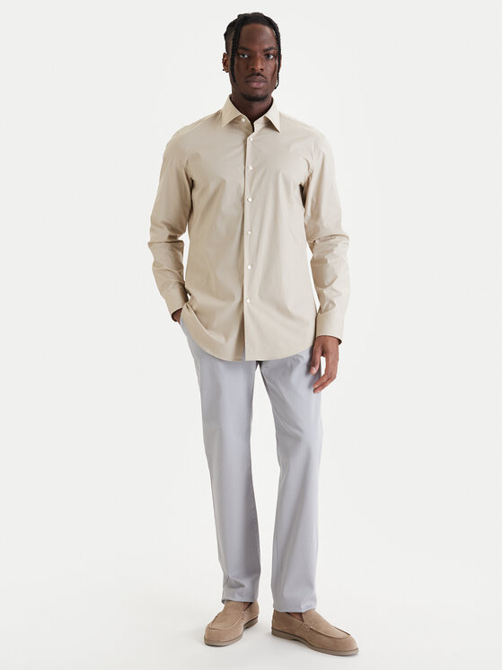 BOSS BOSS Košulja H-Hank-Kent-C1-214 50469345 Bež Slim Fit