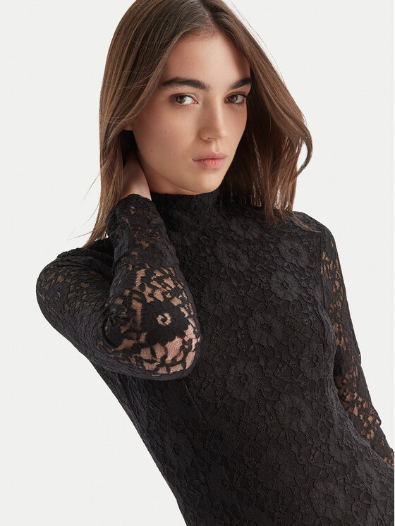 Bardot Bardot Официална рокля Harlyn 60076DB Черен Slim Fit