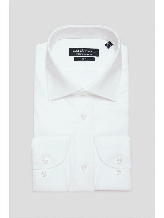 Lancerto Lancerto Koszula Indis KO073224000074 Biały Slim Fit