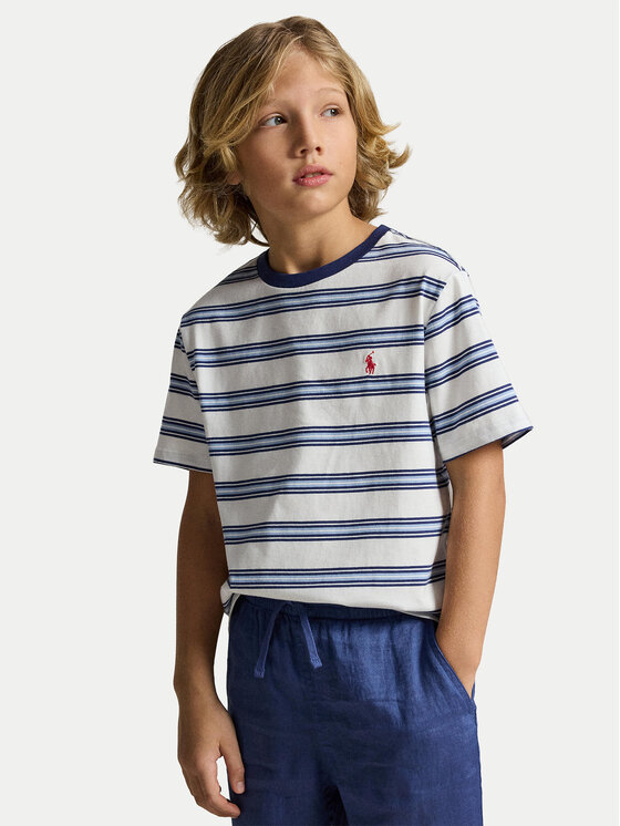 Polo Ralph Lauren Polo Ralph Lauren T-shirt 323A12297001 Blu Regular Fit