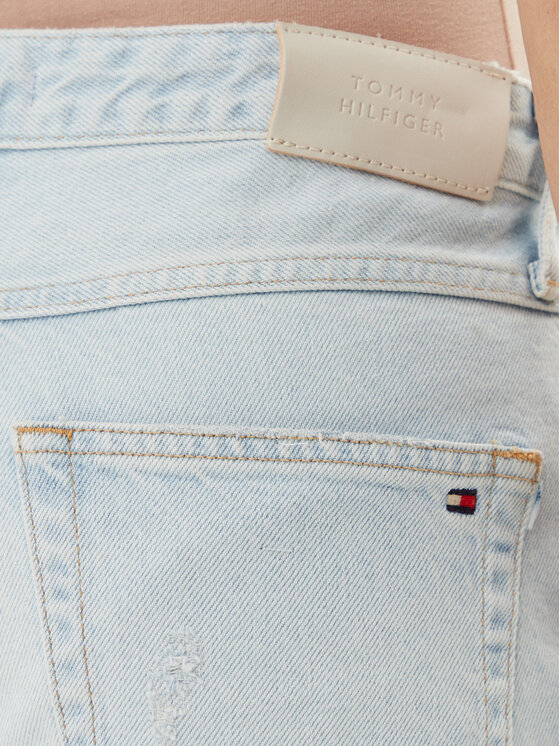 Tommy Hilfiger Tommy Hilfiger Jeans hlače Classic WW0WW44371 Modra Straight Fit