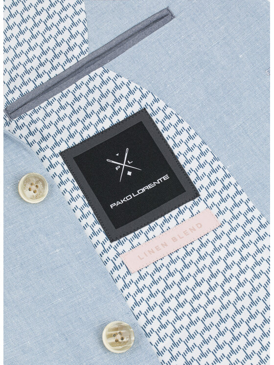 Pako Lorente Pako Lorente Marynarka P24SF-3X-020 Błękitny Slim Fit