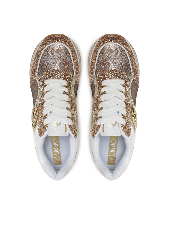 Liu Jo Liu Jo Sneakersy Maxi Wonder BA5015 TX007 Złoty