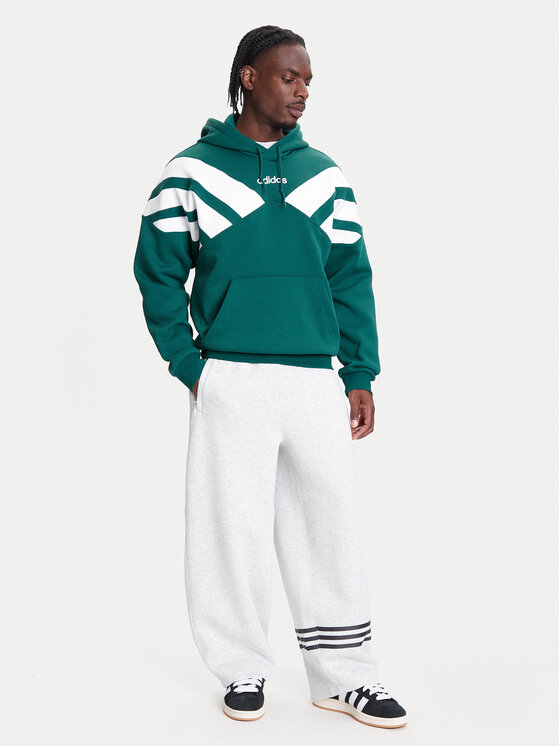 adidas adidas Felpa Archive Cut Line JX3063 Verde Regular Fit