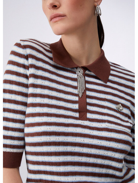 Liu Jo Liu Jo Maglione CA6066MS52GC3975 Marrone Regular Fit
