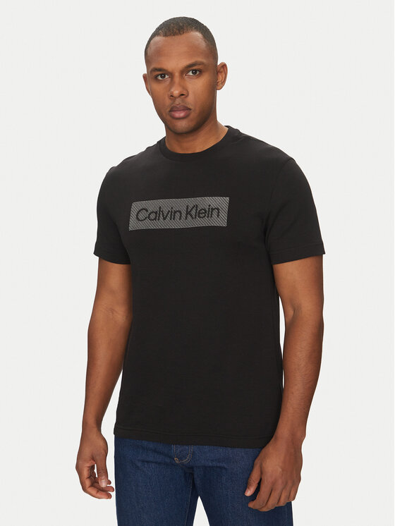 Calvin Klein Calvin Klein Póló K10K112491 Fekete Regular Fit