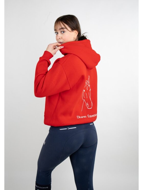 DKaren Sport DKaren Sport Bluza EQ001 Czerwony Classic Fit