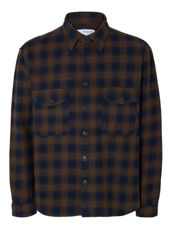 Selected Homme Selected Homme Srajca 16090168 Rjava Loose Fit