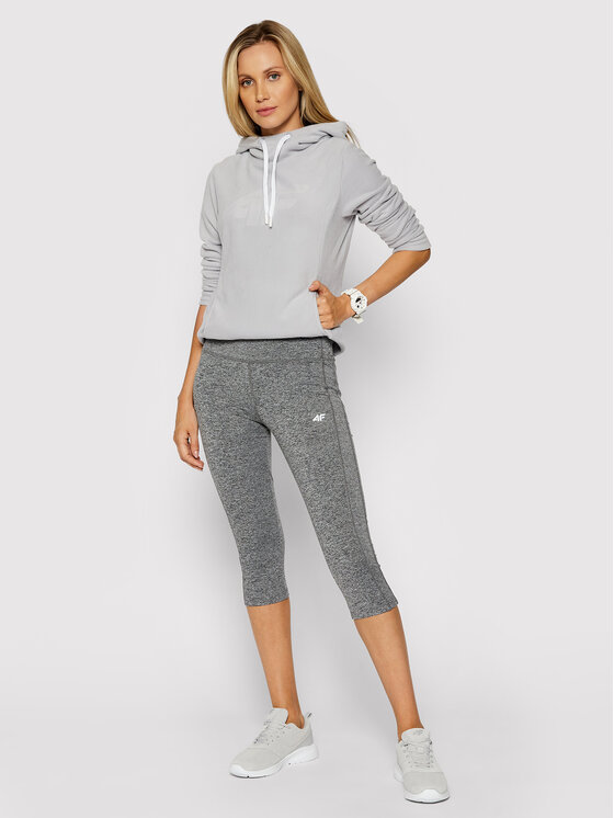 4F 4F Leggings NOSH4-SPDF002 Grigio Slim Fit