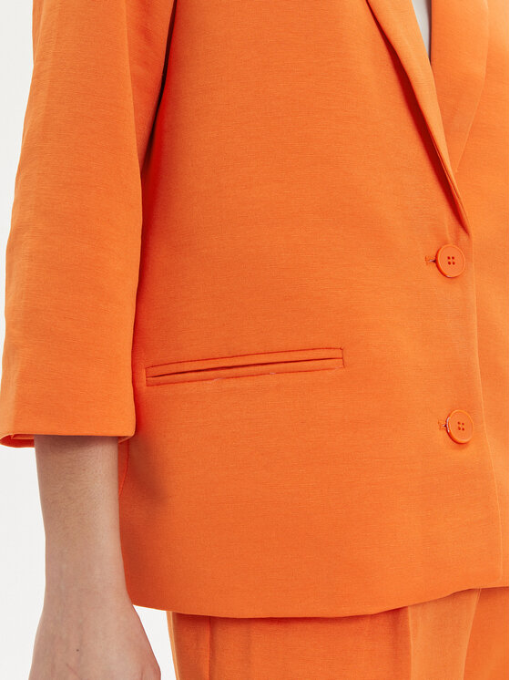 Tamaris Apparel Tamaris Apparel Marynarka Craon TAW0511 Pomarańczowy Relaxed Fit