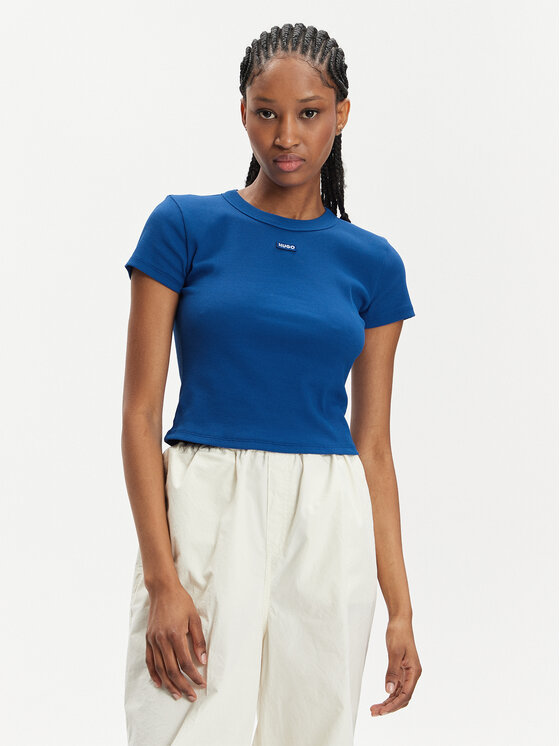 HUGO Hugo T-shirt Baby 50510749 Blu Slim Fit