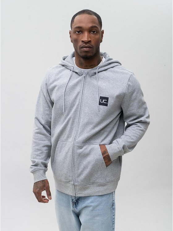 Urban City Urban City Bluza Na chłodne dni plażę wieczór 131616 Szary Regular Fit