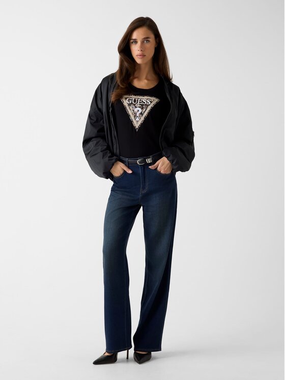 Guess Guess Тишърт 180406 Черен Classic Fit