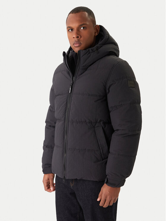 Mustang Mustang Winterjacke Oakfield 1017069 Schwarz Regular Fit