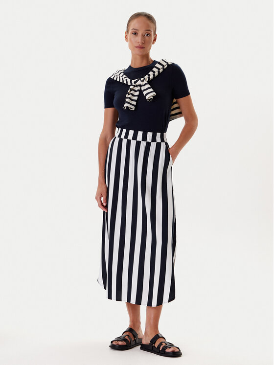 Tatuum Tatuum Midi szoknya Katia 1 T2510.171 Sötétkék Relaxed Fit