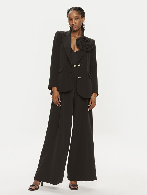 Maryley Maryley Marynarka 24EB202/43NE Czarny Regular Fit