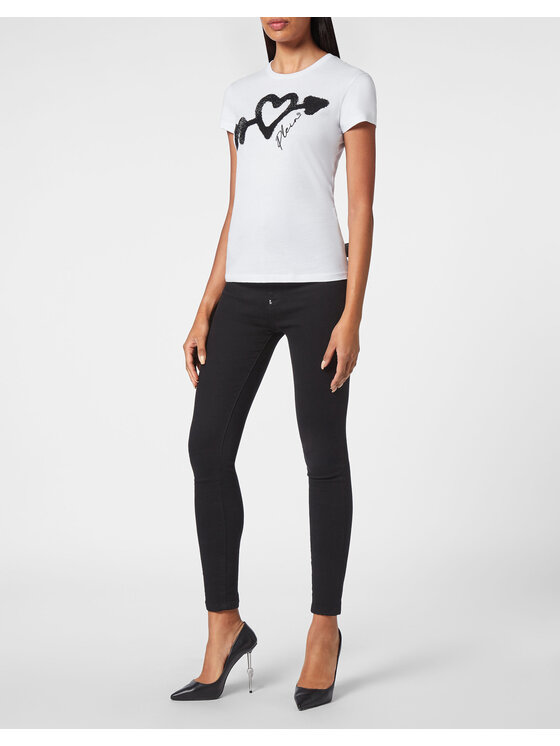 PHILIPP PLEIN PHILIPP PLEIN T-Shirt 8983 Biały