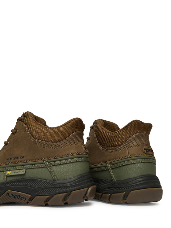 Skechers Skechers Šnurovacia obuv Respected - Swamper 256026/OLBR Hnedá