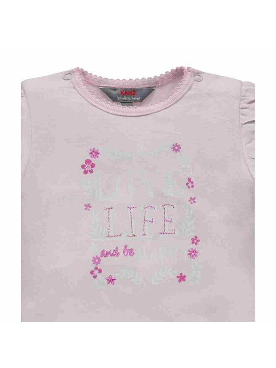 Kanz Kanz T-Shirt 1832073-2093 Różowy Basic Fit