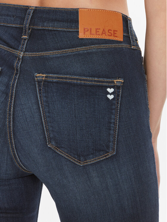 Please Please Jeans P8159MRSP3 Dunkelblau Skinny Fit