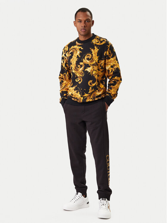 Versace Jeans Couture Versace Jeans Couture Світшот 80GAI3R0 FS196 Чорний Regular Fit