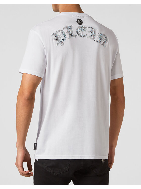 PHILIPP PLEIN PHILIPP PLEIN T-shirt 1099 Bianco Regular Fit