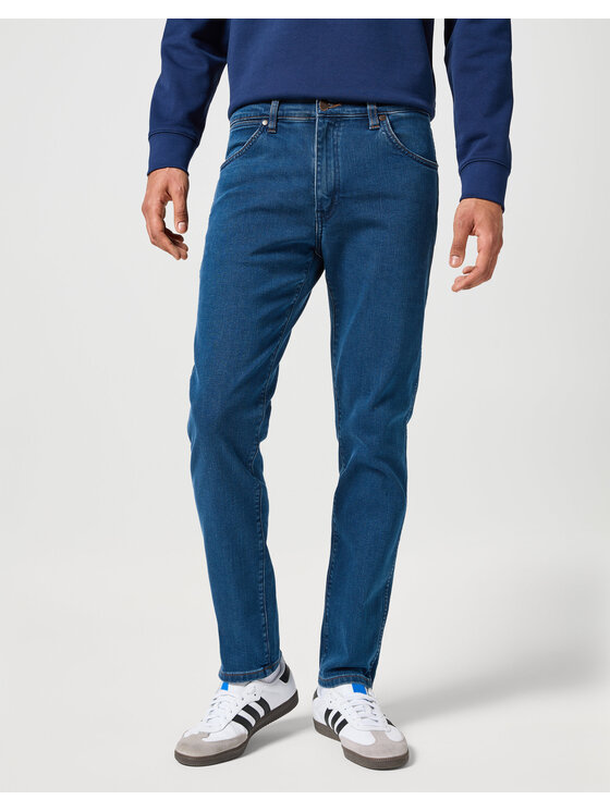 Wrangler Wrangler Jeansy LARSTON Niebieski Slim Fit
