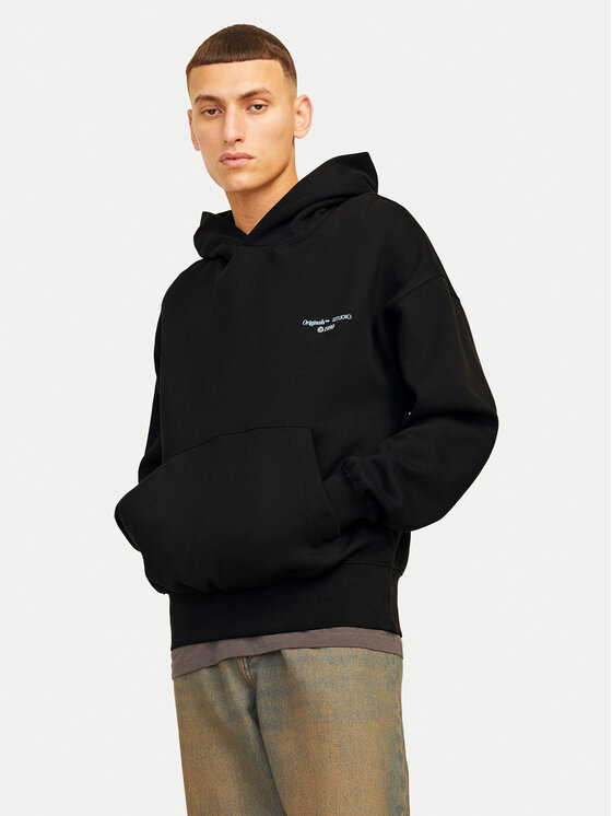 Jack&Jones Bluză Noho 12263036 Negru Oversize