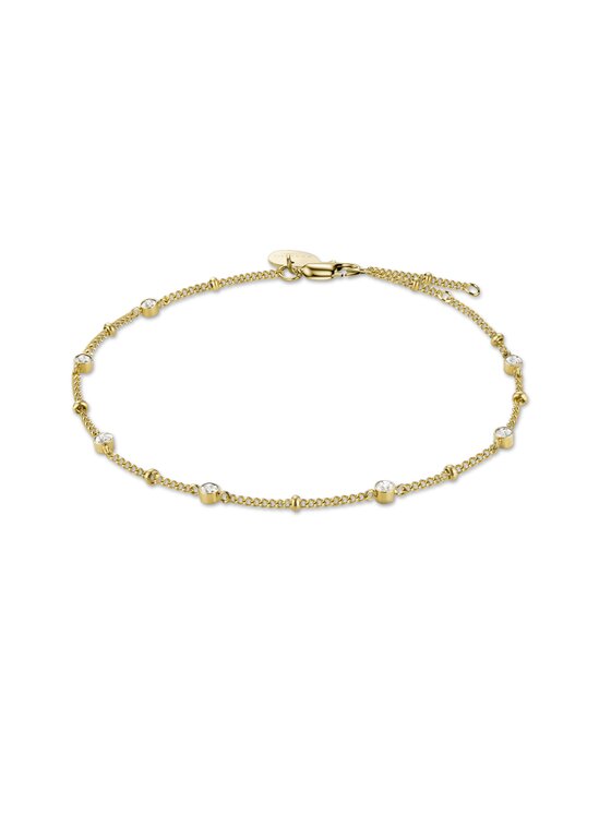Rosefield Rosefield Bransoletka Multi Crystal Bracelet Złoty