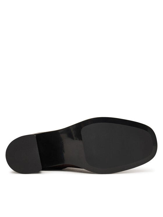 Calvin Klein Calvin Klein Stivaletti Block Heel Ank Boot Lth Hdw HW0HW03171 Marrone