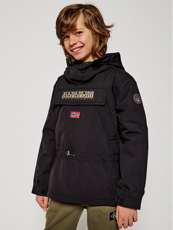 Napapijri Napapijri Μπουφάν anorak Skidoo 3 NP0A4EPI S Μαύρο Regular Fit