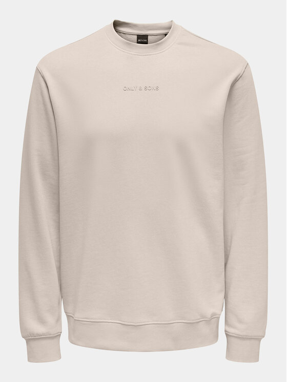 Only & Sons Only & Sons Sweatshirt Levi 22028150 Beige Relaxed Fit