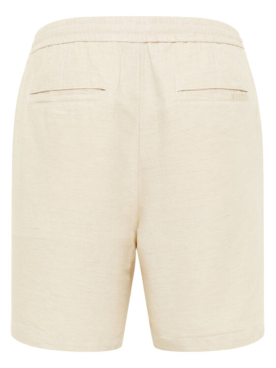 Mustang Mustang Kratke hlače Linen 1016459 Écru Loose Fit