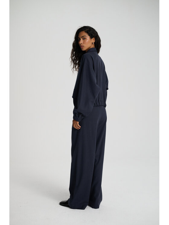 Le Songe Le Songe Kurtka bomber MARGO Granatowy Regular Fit