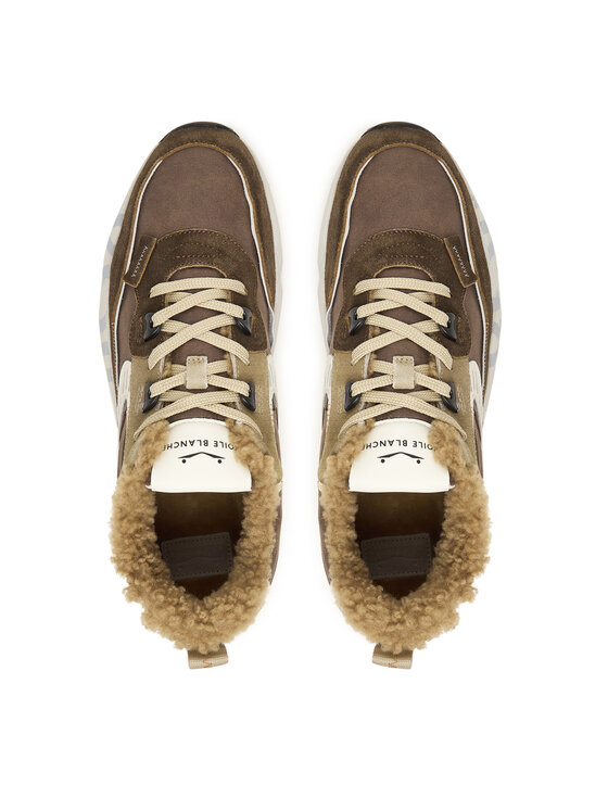 Voile Blanche Voile Blanche Sneakers Club 01 FUR. 2019471-02 Braun