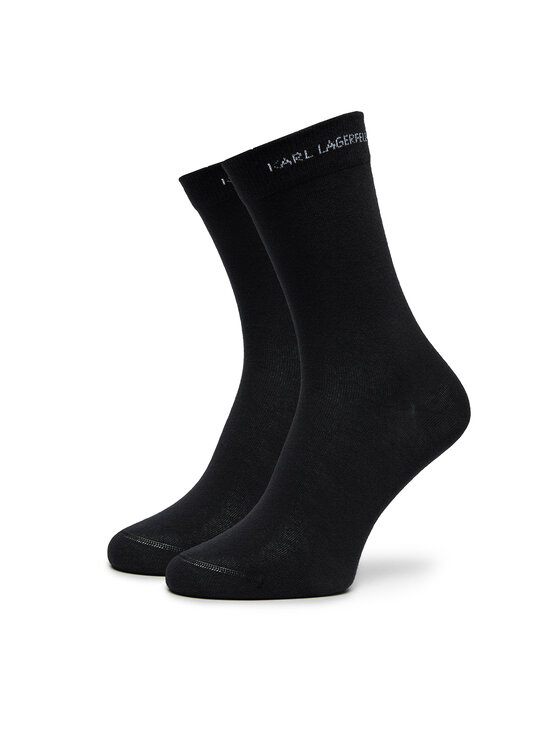 KARL LAGERFELD KARL LAGERFELD 2er-Set hohe Damensocken 246W6002 Schwarz