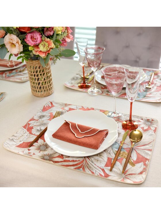Roseberry Home Roseberry Home Podkładka na stół dwustronna Topaz & Mirha Pomarańczowy